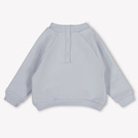 Donsje Amsterdam Peeves Baby Jungen Pullover rein Hellblau
