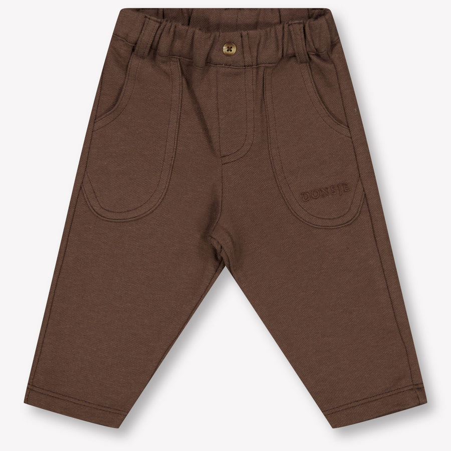 Donsje Amsterdam gustavo bebe Chicos pantalones en la oscuridad Marrón
