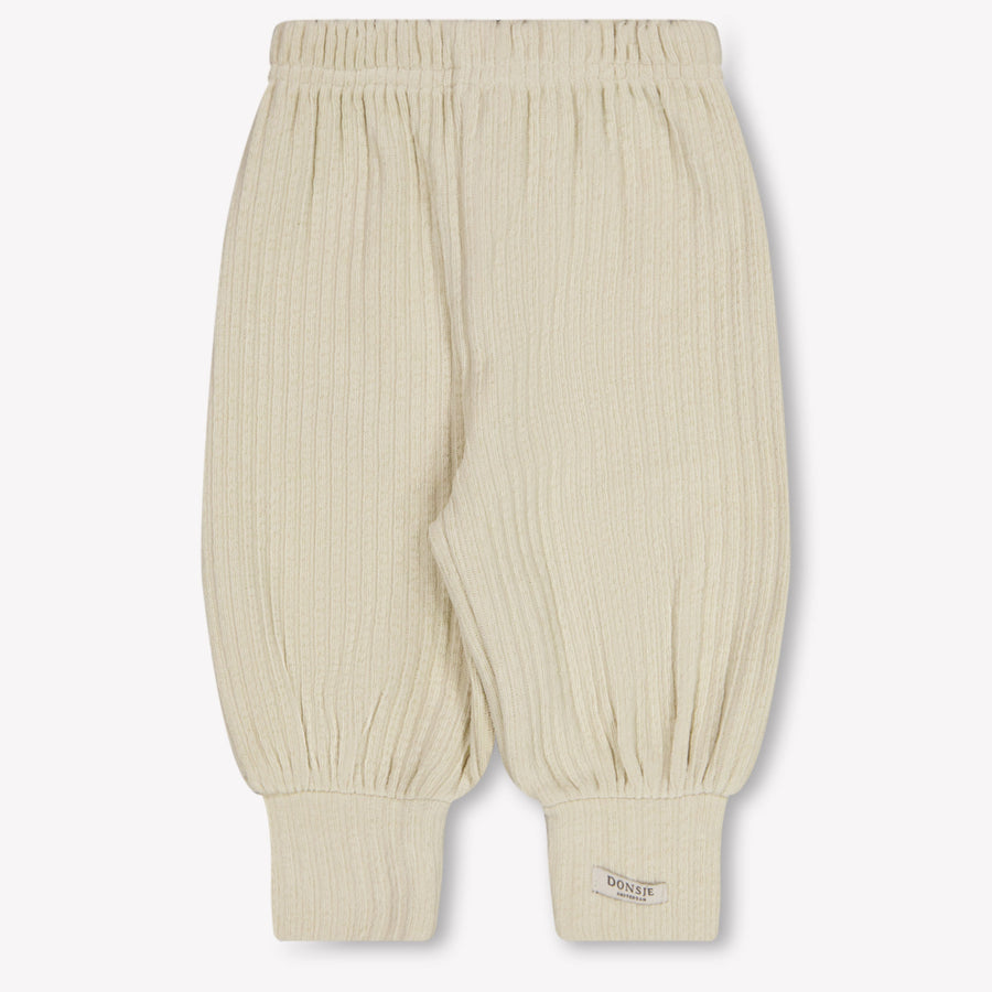 Donsje Amsterdam Yipie bébé Filles Pantalon dedans Beige Clair
