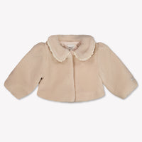 Donsje Amsterdam Kavi bébé Filles Cardigan en Rose Léger
