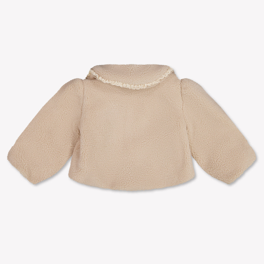 Donsje Amsterdam Kavi bébé Filles Cardigan en Rose Léger