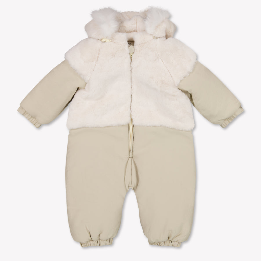 Donsje Amsterdam Maevie Baby Meisjes Skipakken In Licht Grijs