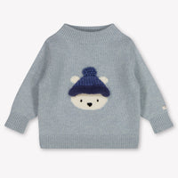 Donsje Amsterdam Denn Baby Jungen Pullover rein Blau