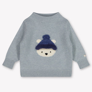 Donsje Amsterdam Denn Baby Jungen Pullover rein Blau