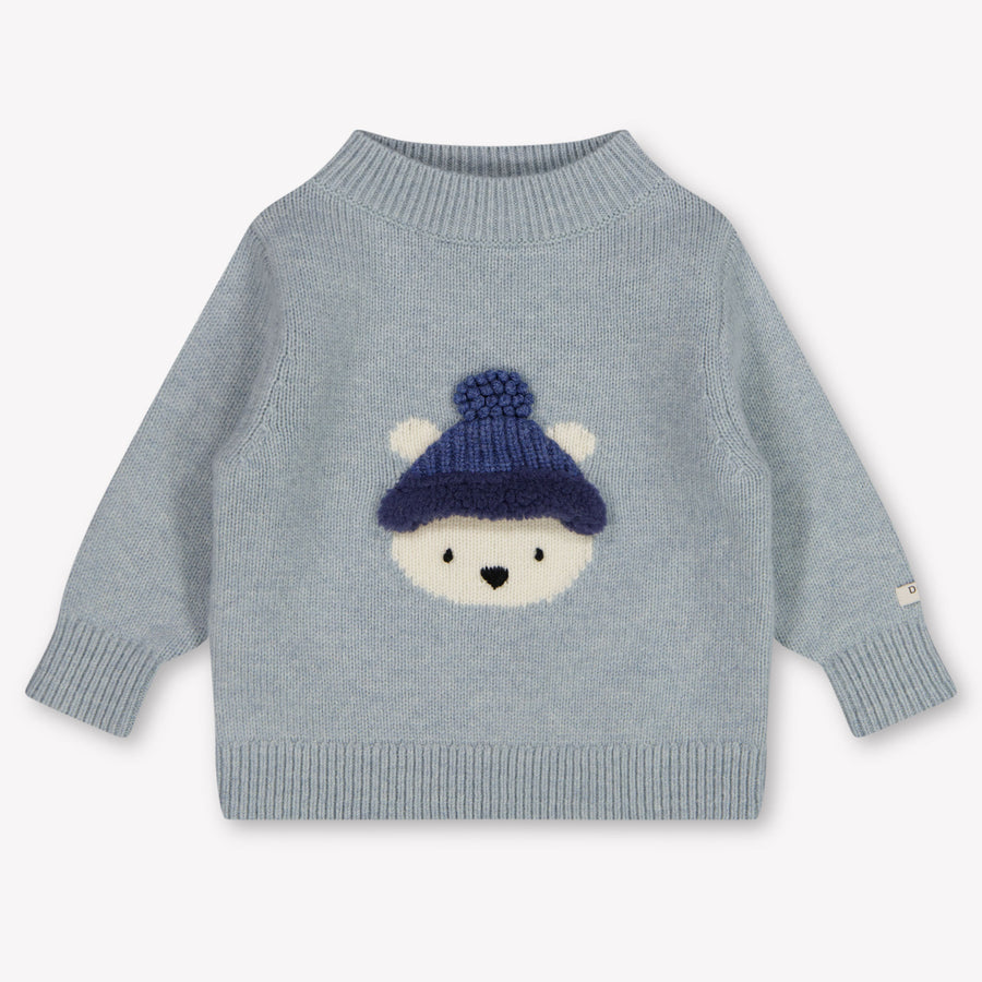 Donsje Amsterdam Denn Baby Jungen Pullover rein Blau