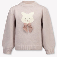 Donsje Amsterdam Denna Kinder Mädchen Pullover rein Hellrosa