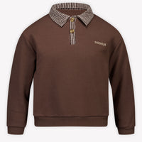 Donsje Amsterdam Enfants Garçons Pull en Marron