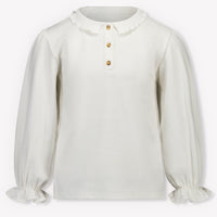 Donsje Amsterdam Kinder Mädchen Pullover rein Grauweiß