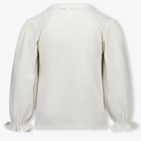 Donsje Amsterdam Kinder Mädchen Pullover rein Grauweiß