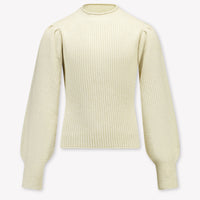 Donsje Amsterdam Kinder Mädchen Pullover rein Grauweiß