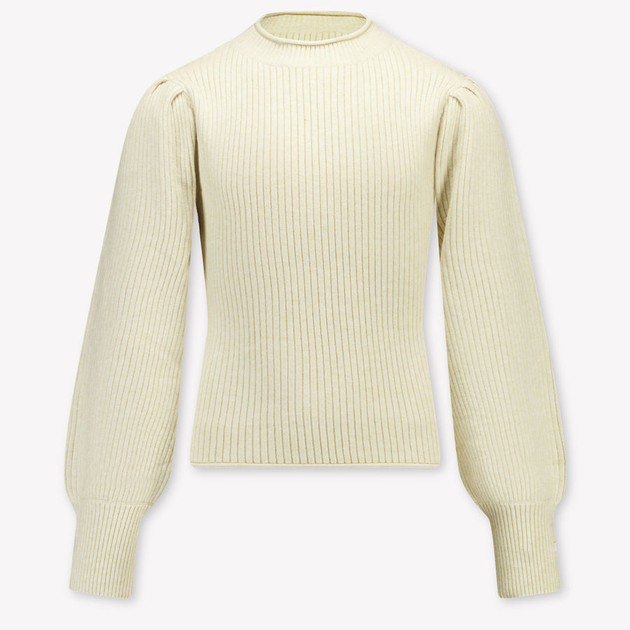 Donsje Amsterdam Kinder Mädchen Pullover rein Grauweiß