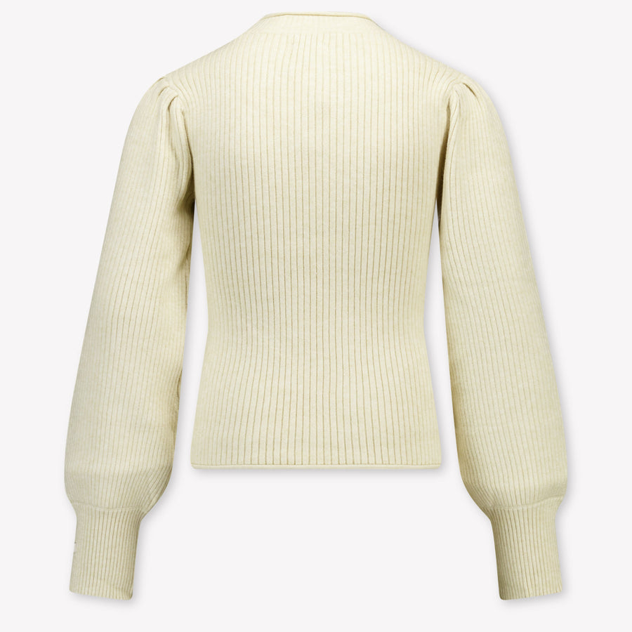 Donsje Amsterdam Kinder Mädchen Pullover rein Grauweiß