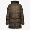 Airforce Girls Winter Jacket in Brown