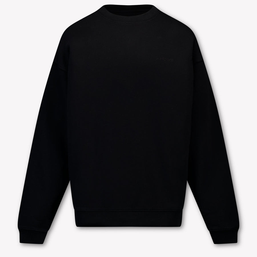Airforce Kinder Jungen Pullover rein Schwarz