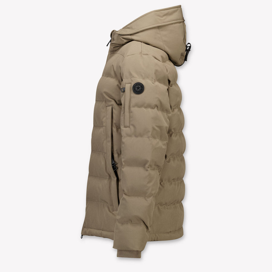 Airforce Bambini Ragazzi Cappotto invernale Marrone Chiaro