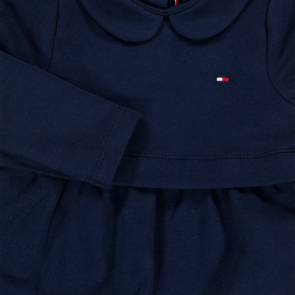Tommy Hilfiger Bambino Ragazze Vestito Navy