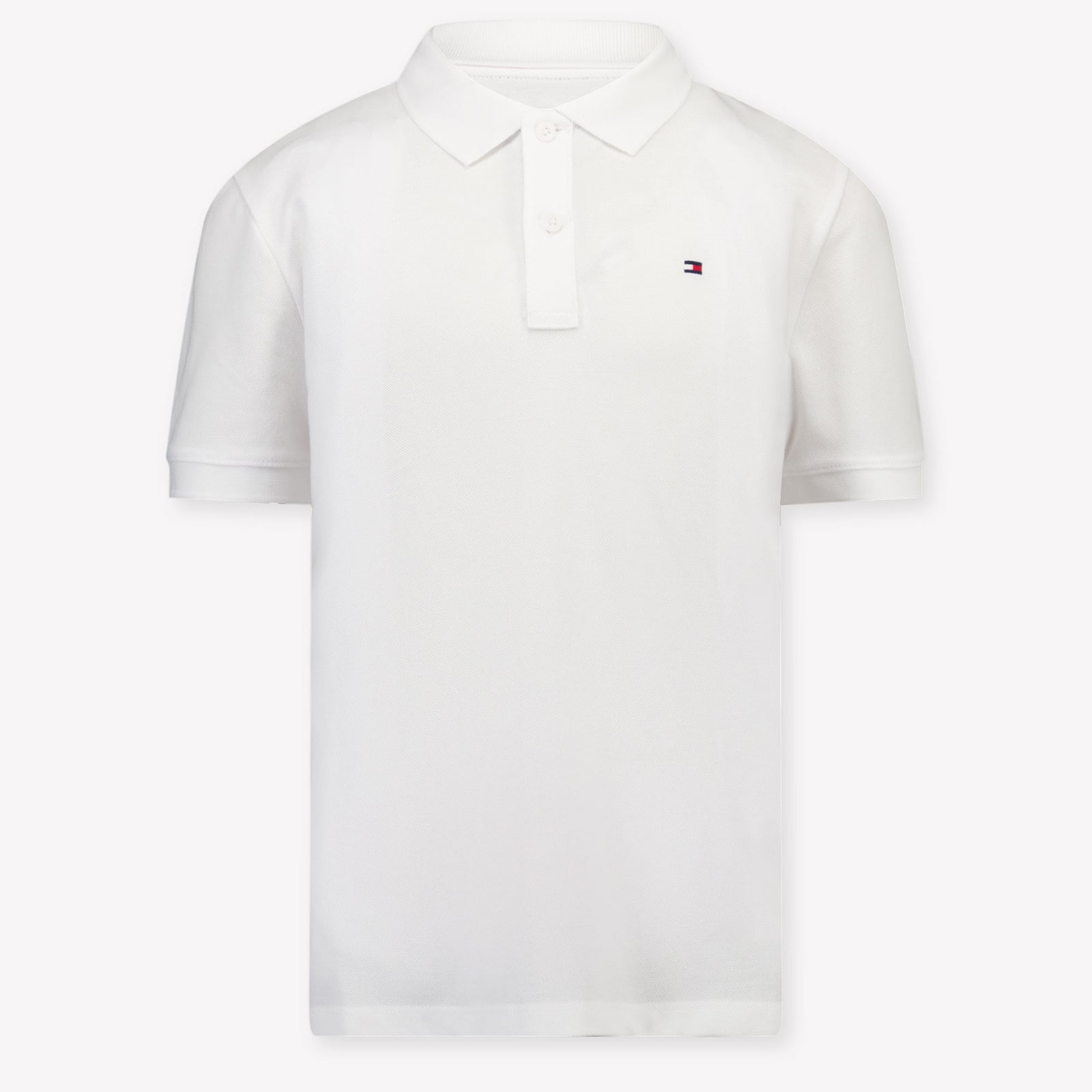 Tommy Hilfiger Bambini Ragazzi Polo In Bianco