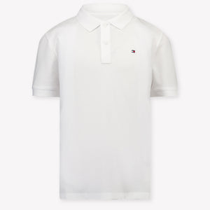 Tommy Hilfiger Kinder Jongens Polo In Wit