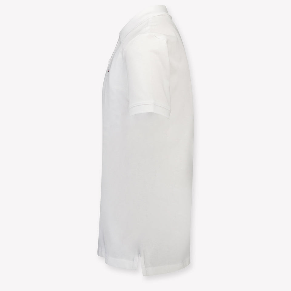 Tommy Hilfiger Enfants Garçons Polo En Blanc