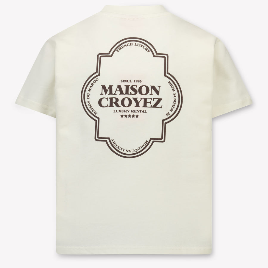 Croyez Kinder Ragazzi Maglietta dentro Off White