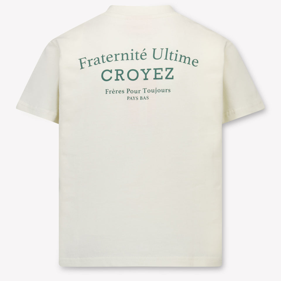 Croyez Kids Boys T-Shirt In OffWhite