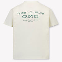 Croyez Kinder Ragazzi Maglietta dentro Off White