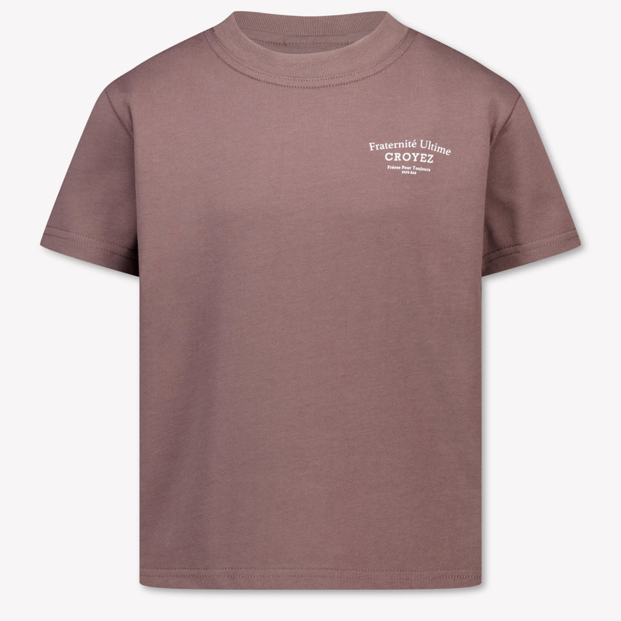 Croyez Kinder Garçons T-shirt dans Marron