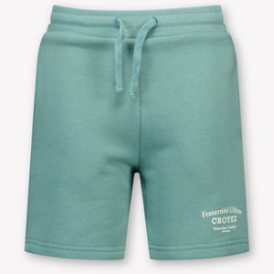 Croyez Kids Boys Shorts In Green