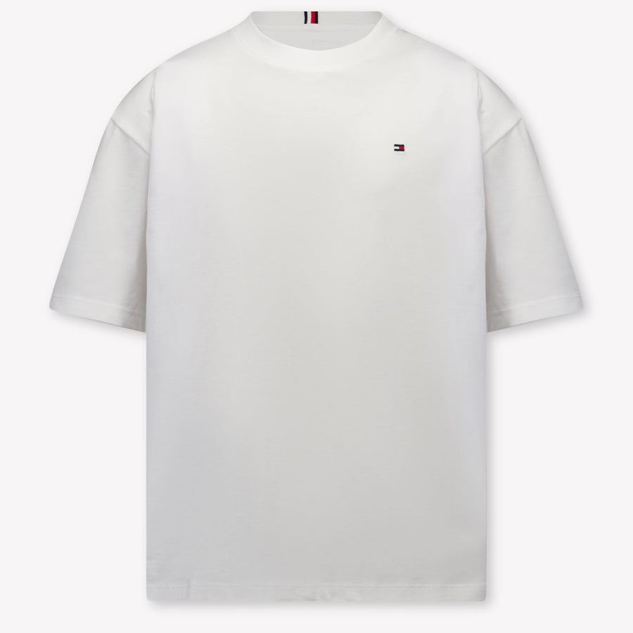 Tommy Hilfiger Enfants Garçons T-shirt dans Blanc