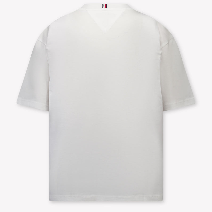 Tommy Hilfiger Enfants Garçons T-shirt dans Blanc