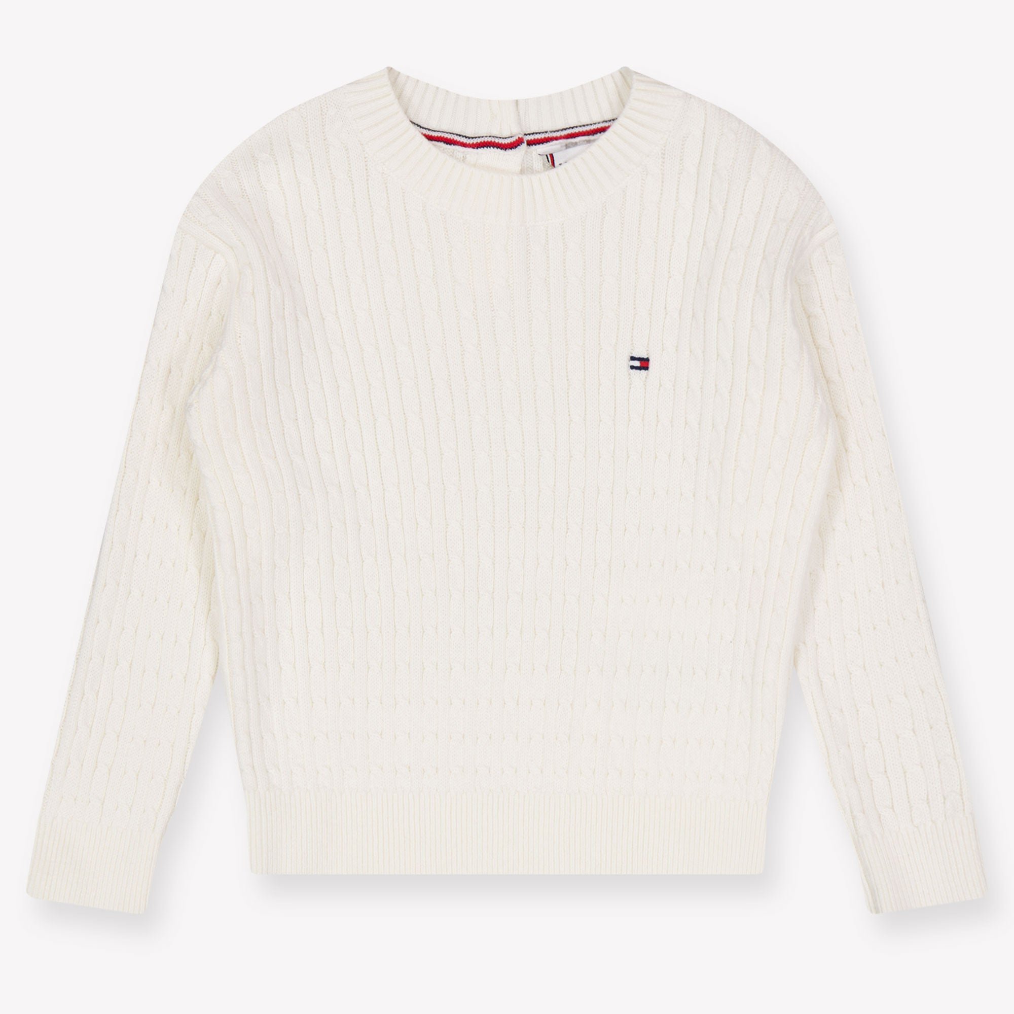Tommy Hilfiger Bambino Ragazze Maglione in Off White