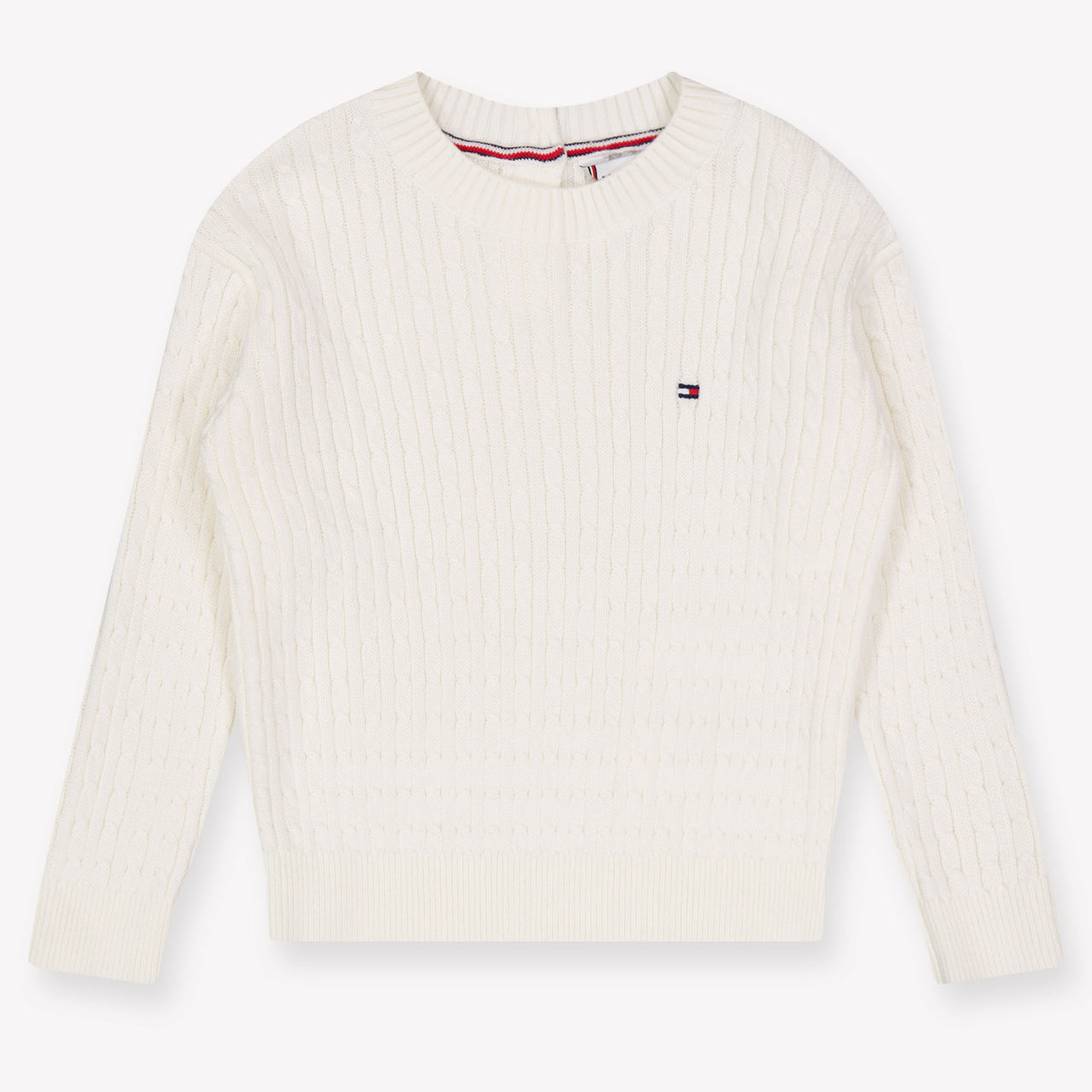 Tommy Hilfiger Bébé Filles Pull dans le blanc off