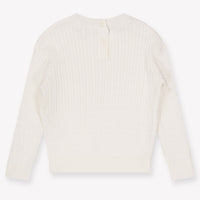 Tommy Hilfiger Bébé Filles Pull dans le blanc off