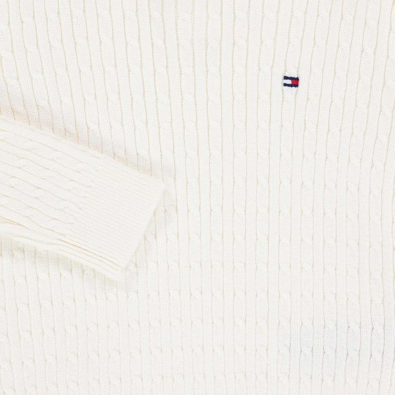 Tommy Hilfiger Bébé Filles Pull dans le blanc off