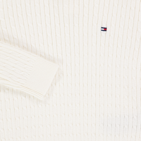 Tommy Hilfiger Bébé Filles Pull dans le blanc off