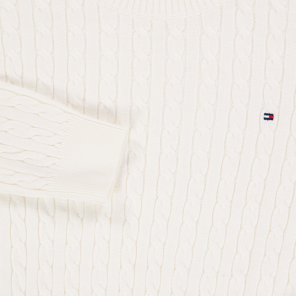 Tommy Hilfiger Kinder Mädchen Pullover in Grauweiß