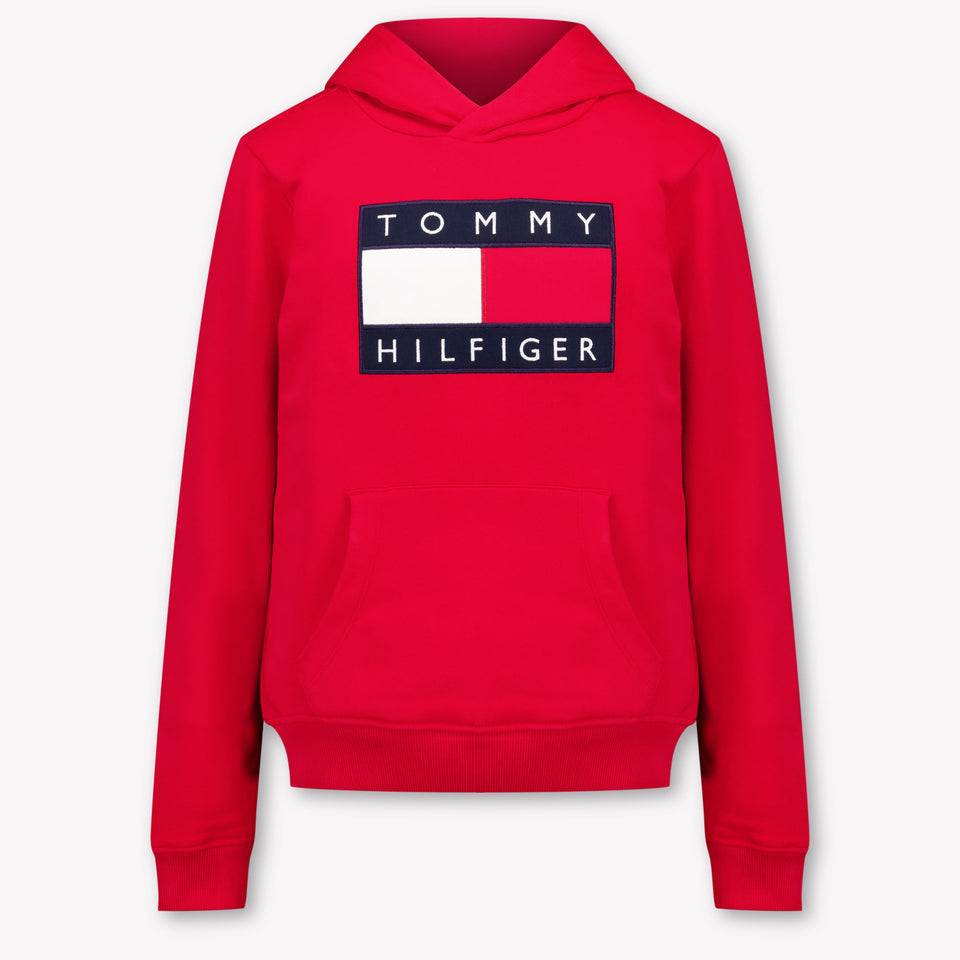 Tommy Hilfiger Enfant Unisexe Pull Rouge