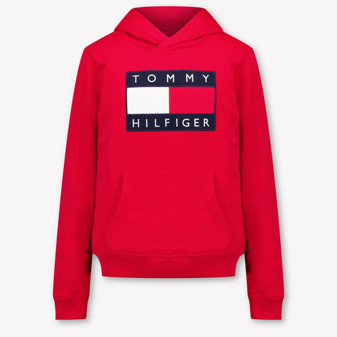 Tommy Hilfiger Niño Unisex Suéter en Rojo