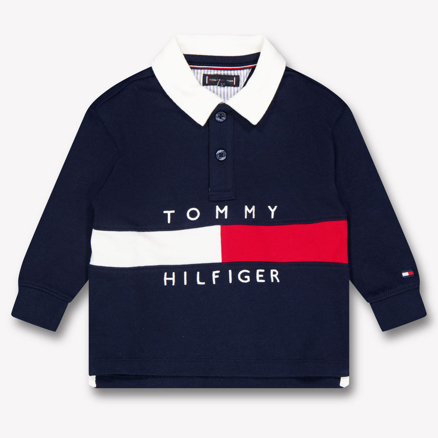 Tommy Hilfiger Bébé Garçons Polo Navy