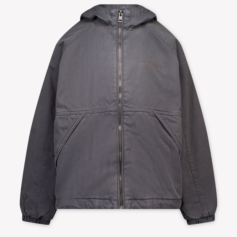Tommy Hilfiger Niño Chicos Chaqueta Gris