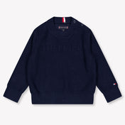 Tommy Hilfiger Bébé Garçons Pull Navy