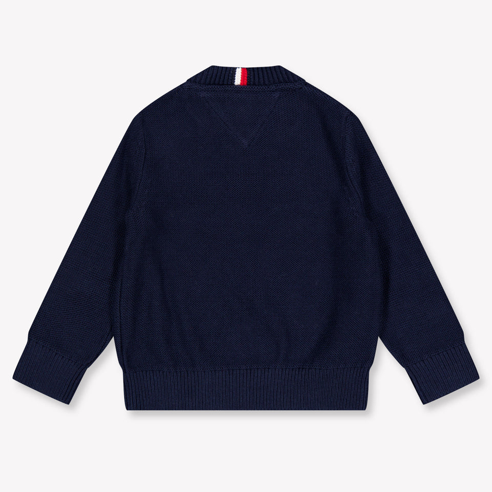 Tommy Hilfiger Bébé Garçons Pull Navy