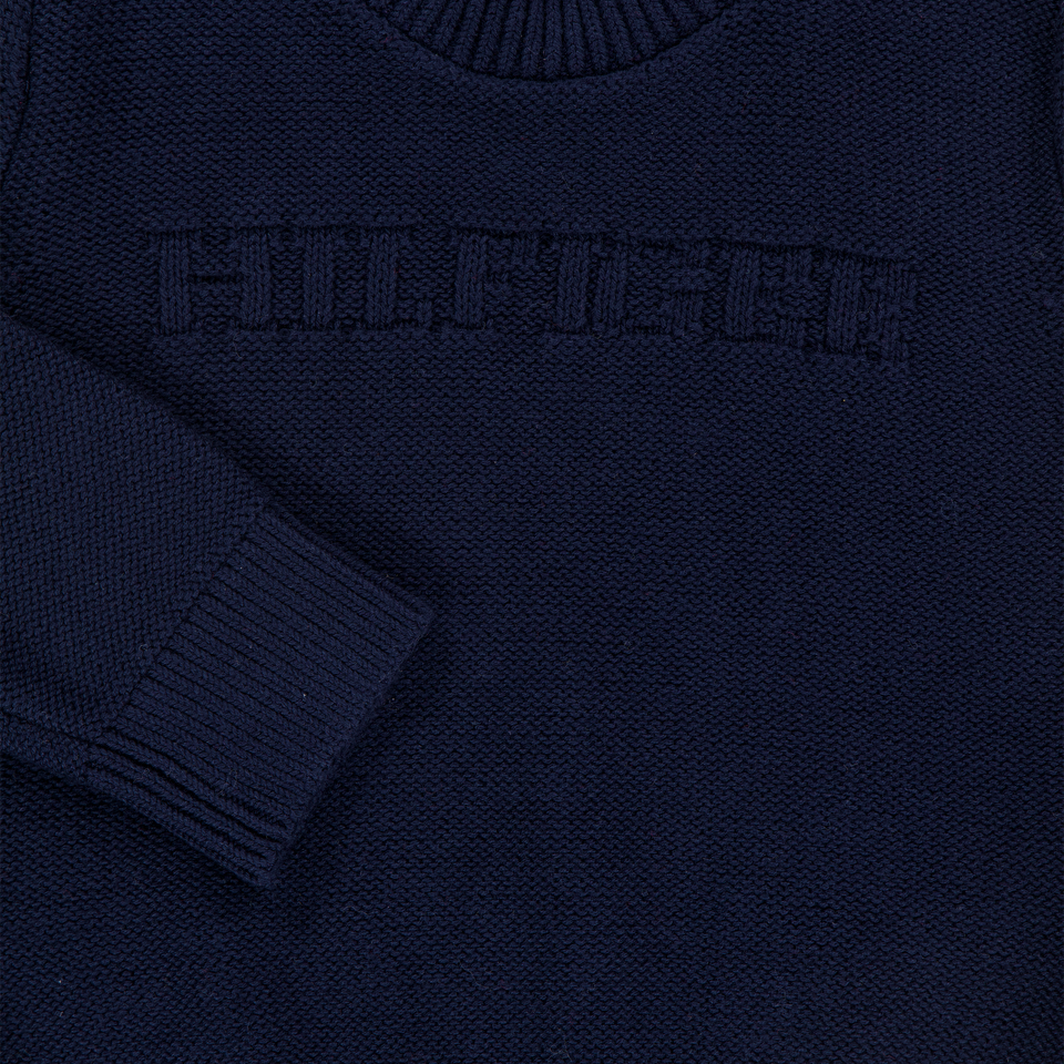 Tommy Hilfiger Bébé Garçons Pull Navy
