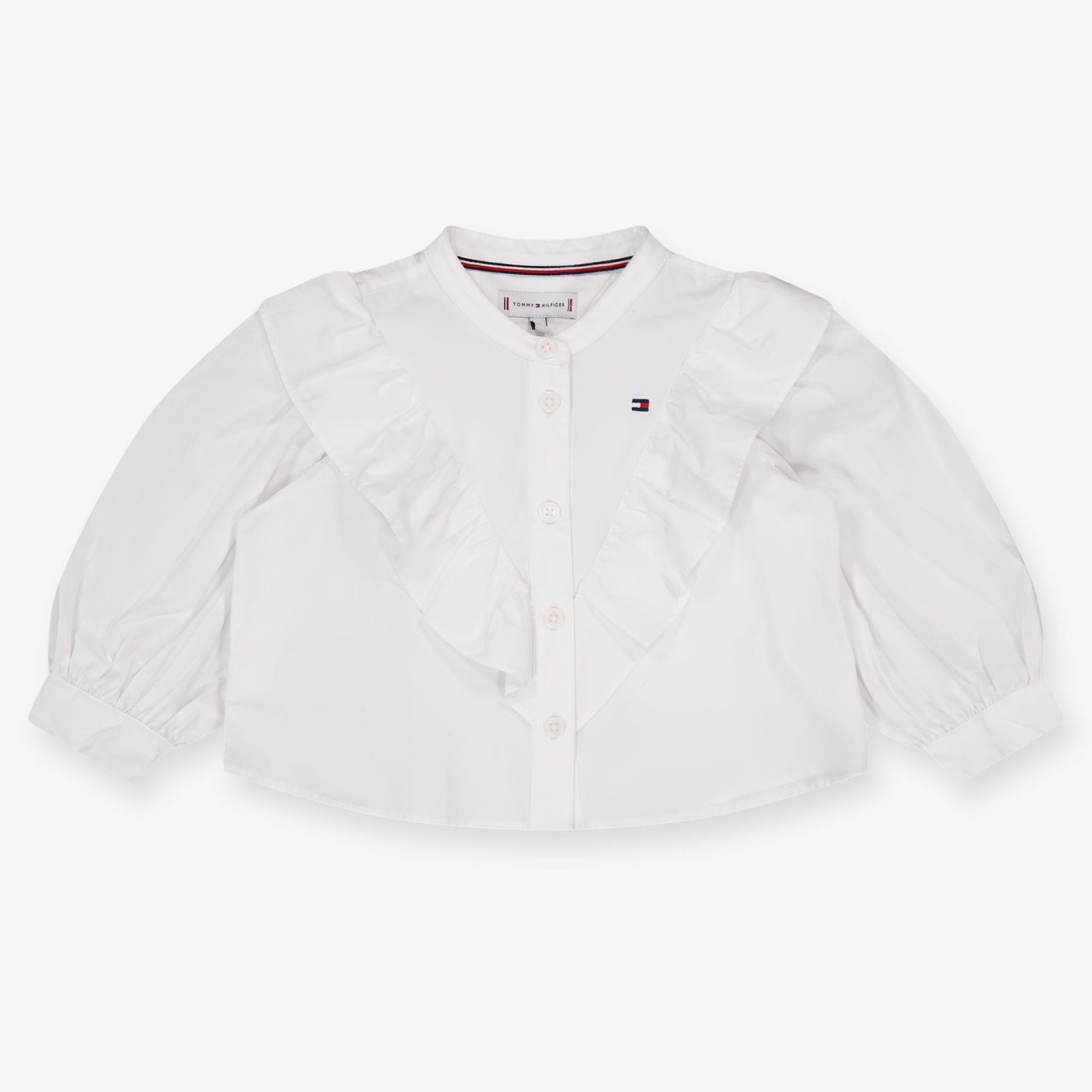 Tommy Hilfiger Bambino Ragazze Camicetta dentro Off White