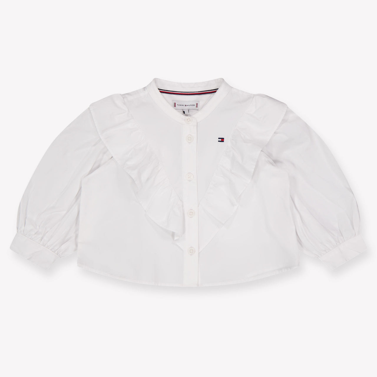 Tommy Hilfiger Baby Mädchen Bluse rein Grauweiß