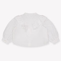 Tommy Hilfiger Baby Mädchen Bluse rein Grauweiß
