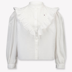 Tommy Hilfiger Enfant Filles Chemisier Blanc