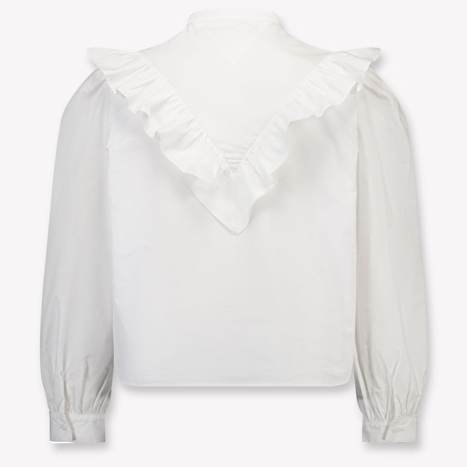Tommy Hilfiger Kinder Meisjes Blouse In Wit