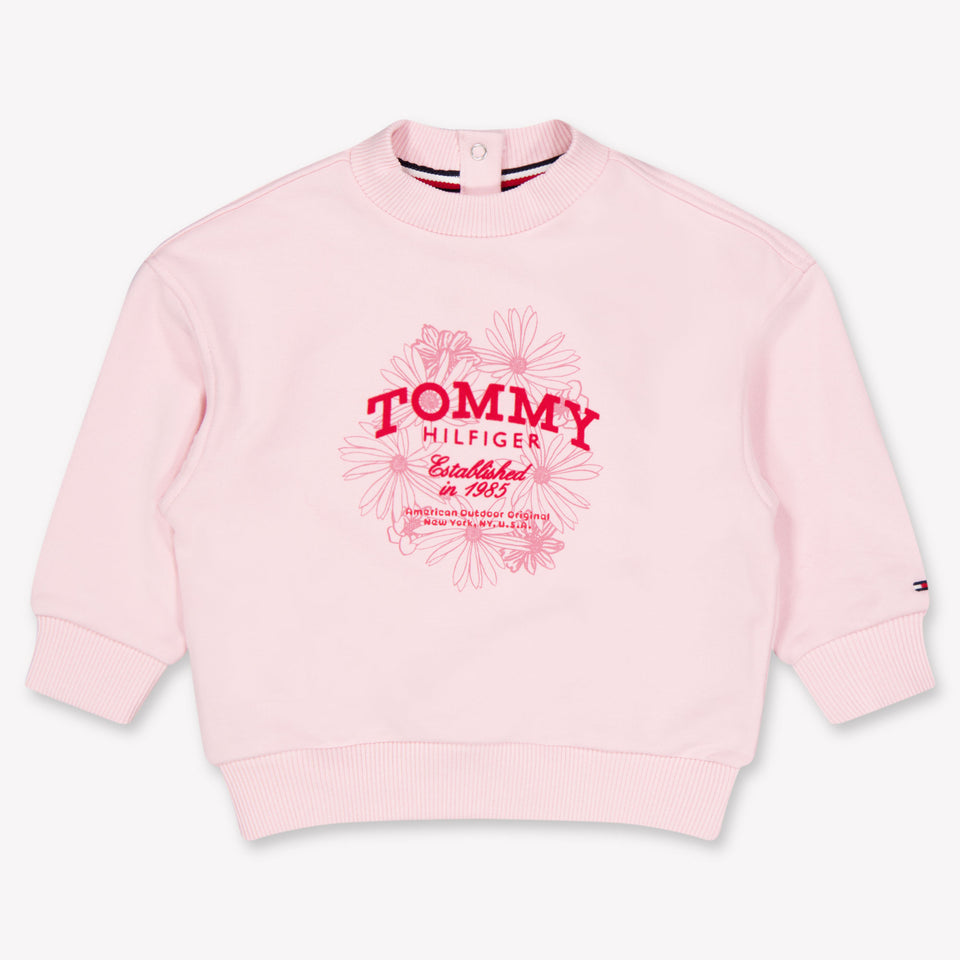 Tommy Hilfiger Baby Girls Sweater in Light Pink