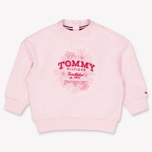 Tommy Hilfiger Bebé Chicas Suéter en Rosa claro